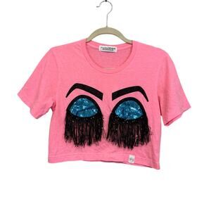 Marek + Richard Cropped Top Pink XS